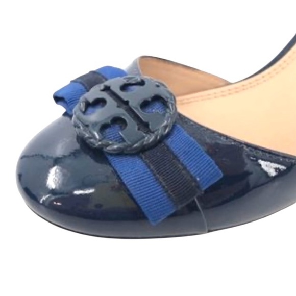 Tory Burch Shoes - Tory Burch Maritime Patent Leather 
Ballet Flat